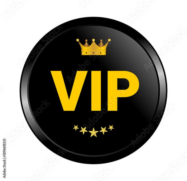 Obraz vip badge icon