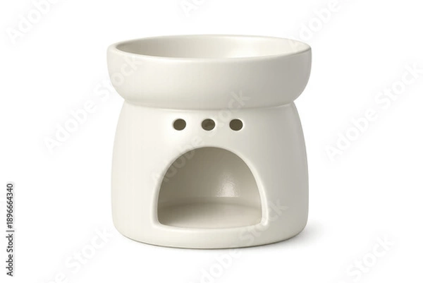 Obraz White ceramic aromatherapy diffuser for essential oil