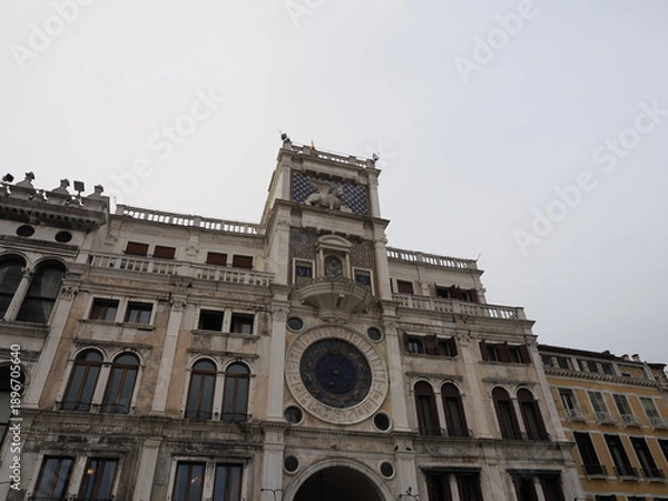 Obraz イタリア　世界遺産ヴェネツィア　サン・マルコ時計塔