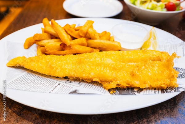 Fototapeta フィッシュ・アンド・チップス