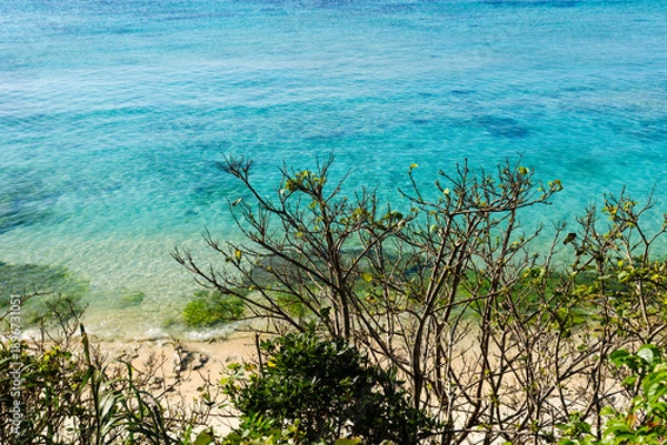 Obraz 沖縄で見つけた南国の豊かな自然と文化を感じる風景