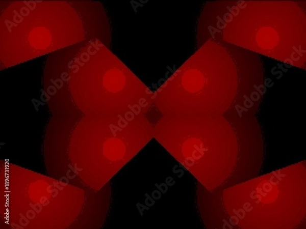 Fototapeta abstract background. red - black shape