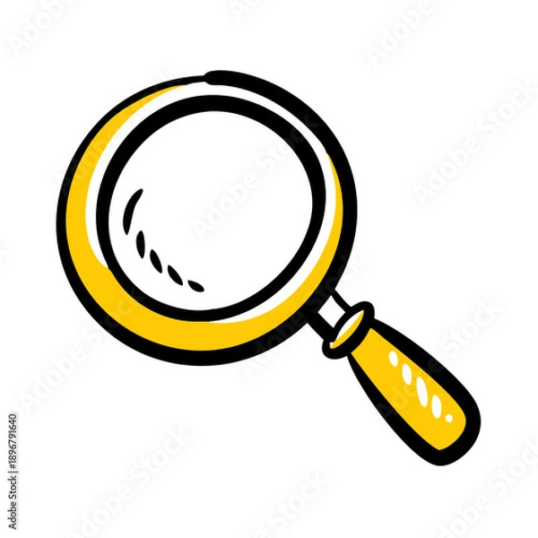 Obraz vector magnifying glass icon