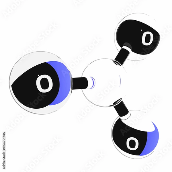 Obraz black and white robot