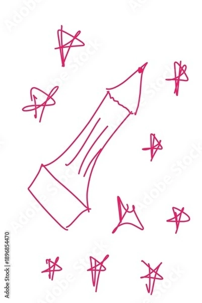 Obraz hand drawn arrows