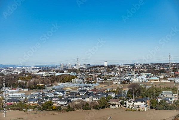 Obraz 神奈川県中部の風景