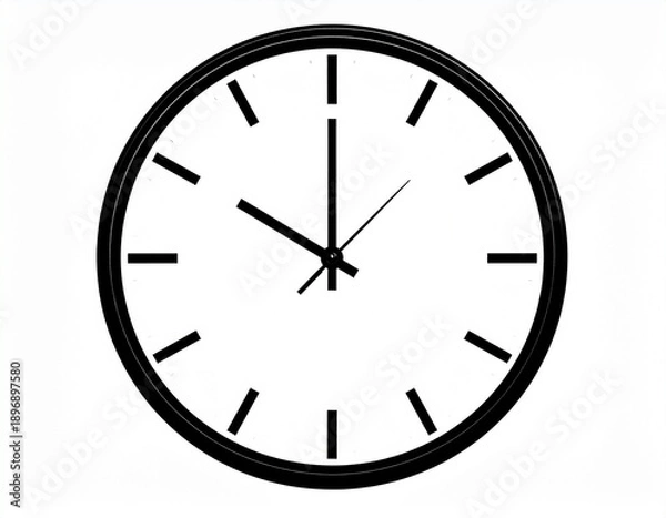 Fototapeta Minimalist Wall Clock 