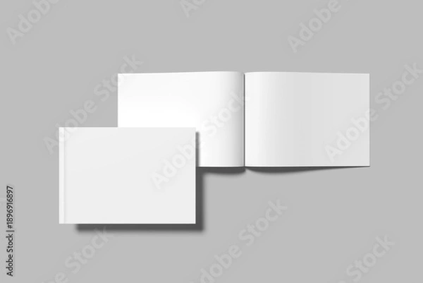 Obraz A5 Magazine Blank Mockup 3d