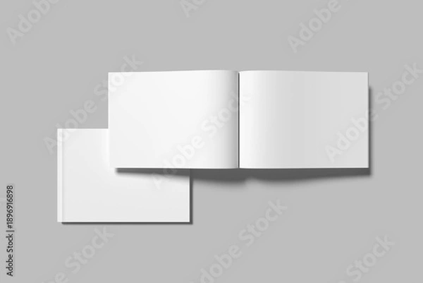 Obraz A5 Magazine Blank Mockup 3d