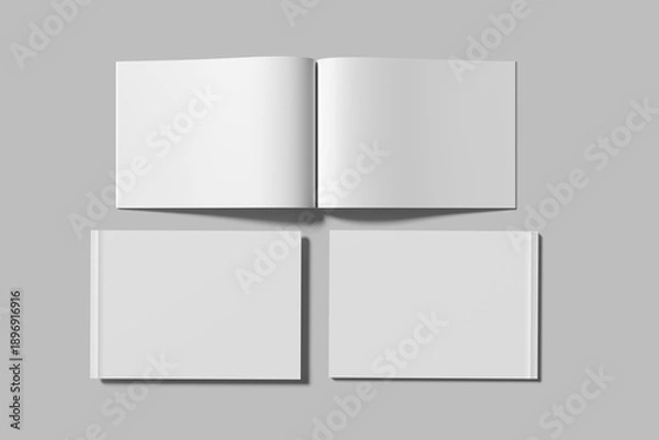Obraz A5 Magazine Blank Mockup 3d