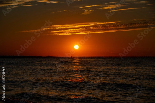 Obraz Sunset on the beach