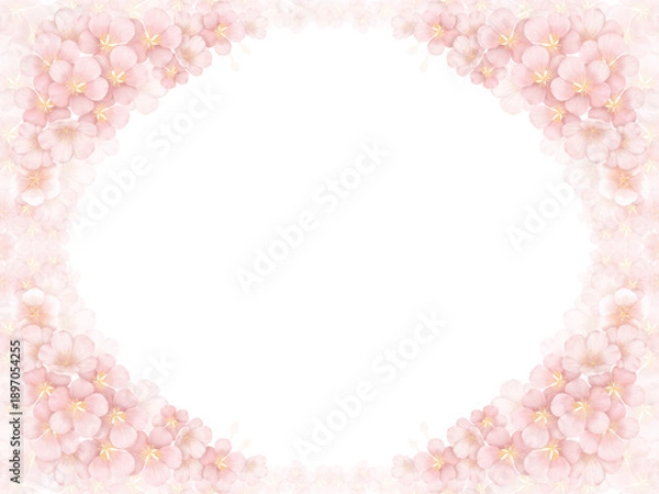 Obraz 桜のフレーム　A-4