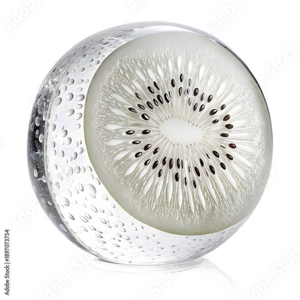 Obraz kiwi fruit isolated on white background