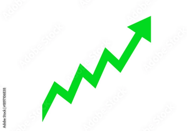 Obraz Graph going Up  sign