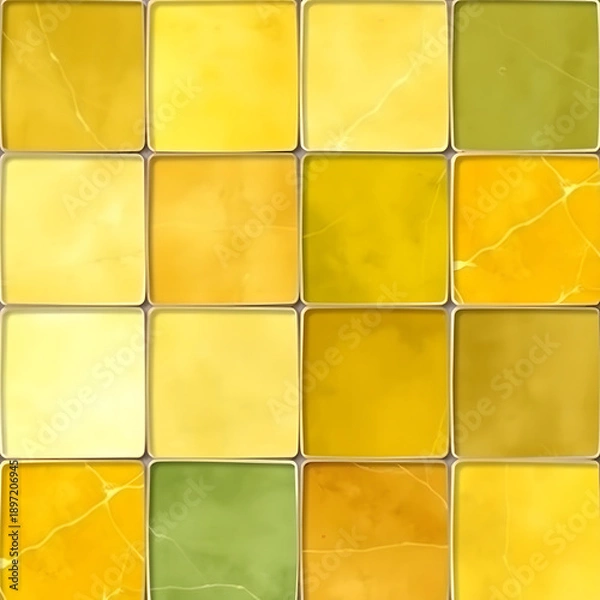 Obraz yellow mosaic background
