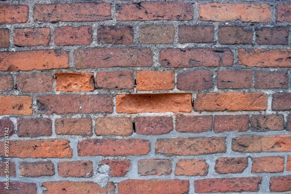 Obraz Old brick wall texture background