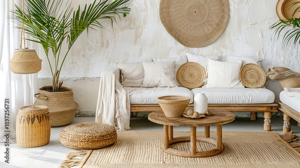 Obraz Chic Modern Boho Home Decor Style