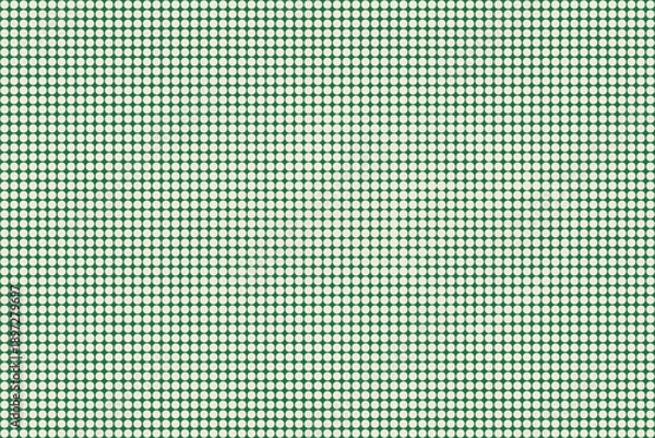 Obraz Green and White Polka Dot Pattern Background