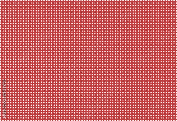 Obraz Red and White Geometric Diamond Pattern Background