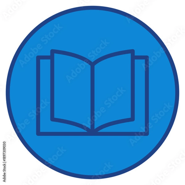 Obraz Book Symbol Icon For Design Elements