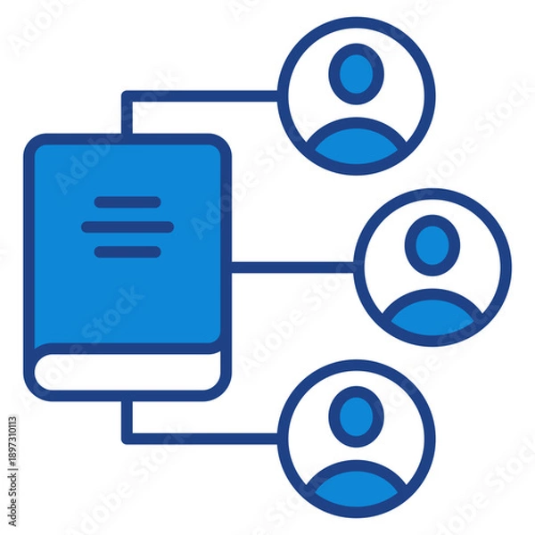 Obraz Library Community Icon For Design Elements