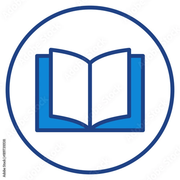 Obraz Book Symbol Icon For Design Elements