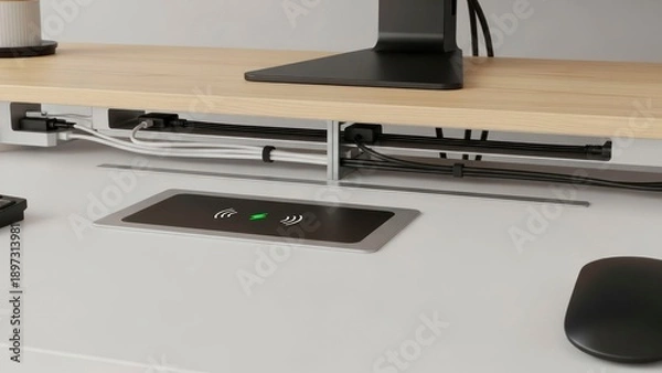 Fototapeta Modern desk setup