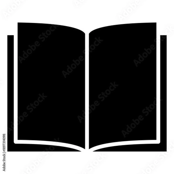 Obraz Open Book Icon For Design Elements