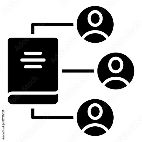 Obraz Library Community Icon For Design Elements