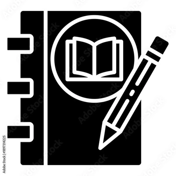 Obraz Book Notes Icon For Design Elements