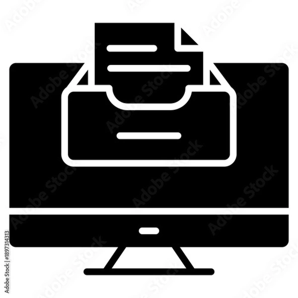 Obraz Digital Archive Icon For Design Elements