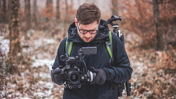 Fototapeta cameraman