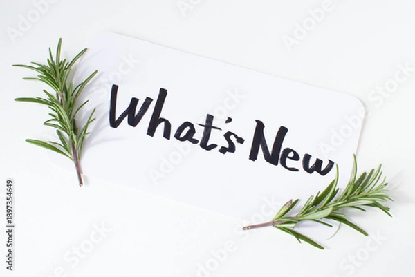 Obraz 新着情報の手書き文字