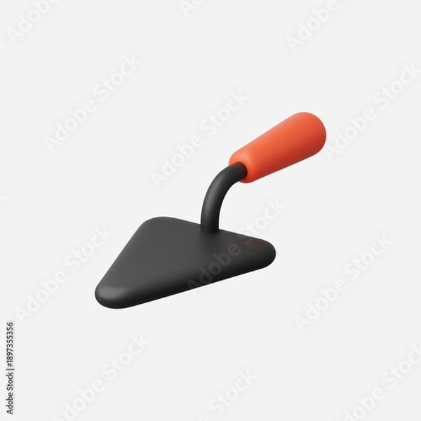 Obraz 3d Realistic Trowel vector illustration