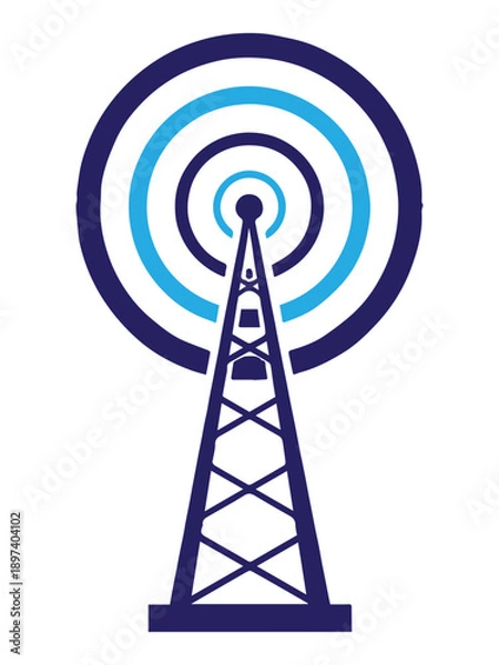 Obraz Antenna Tower Signal Icon