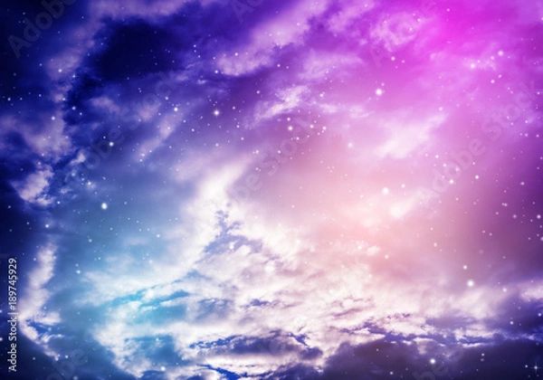 Fototapeta Night sky with stars.