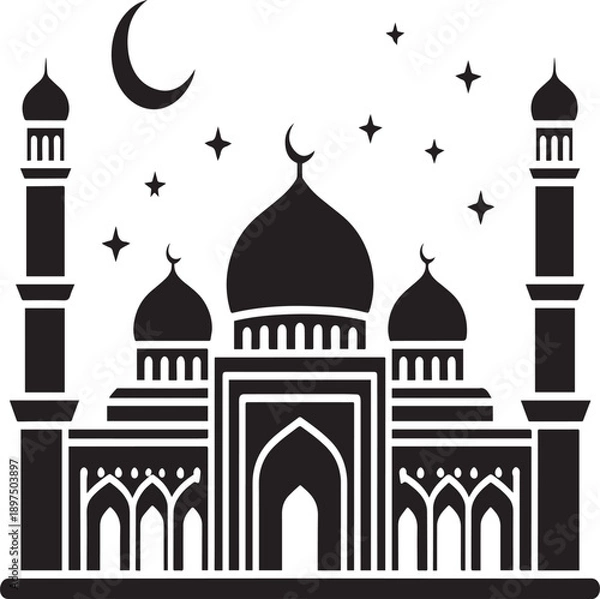 Fototapeta masjid icon