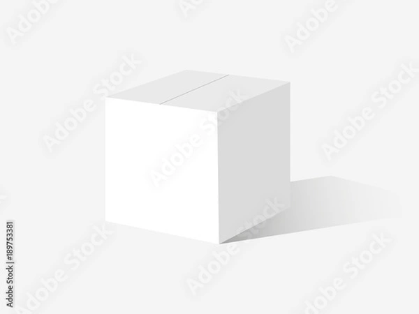 Obraz cardboard box mockup
