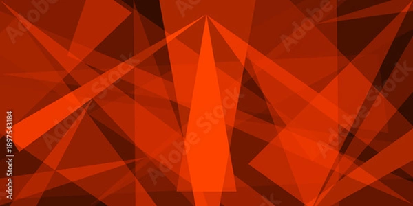 Fototapeta abstract red triangle background design
