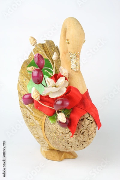 Obraz Christmas Swan Decor