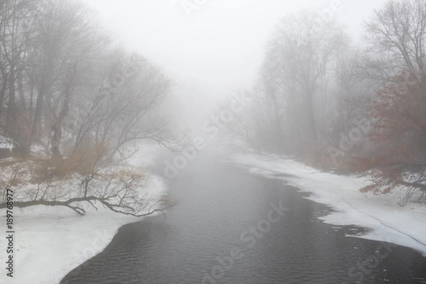 Obraz mglista pogoda