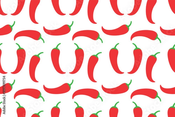 Obraz Background chili red repeat abstract  unique