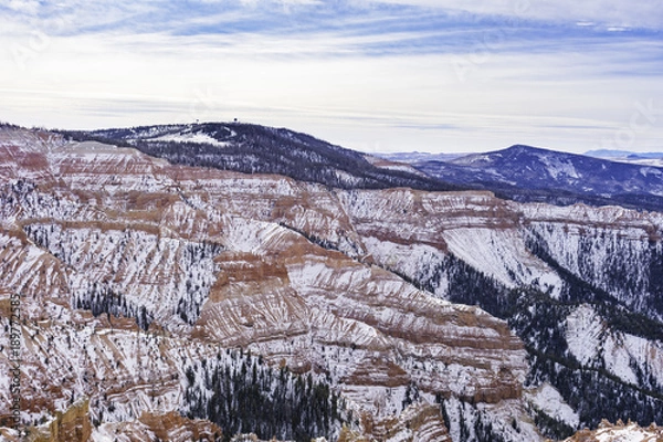 Obraz Cold Winter Day at Cedar Breaks