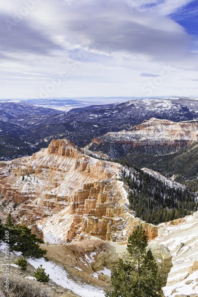 Obraz Cold Winter Day at Cedar Breaks