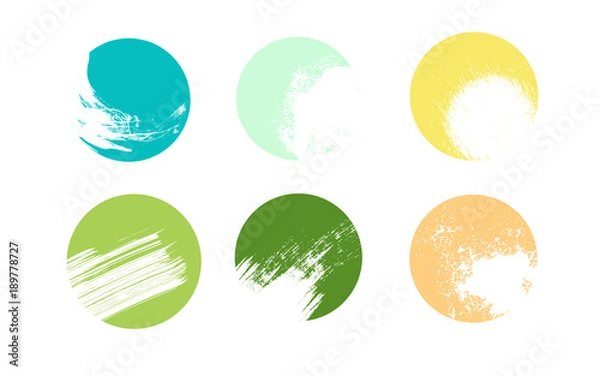 Fototapeta Brush, sketch and textures