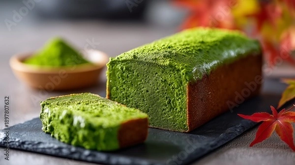 Obraz matcha gateau chocolate