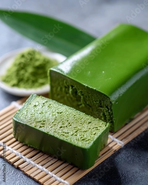 Obraz matcha gateau chocolate