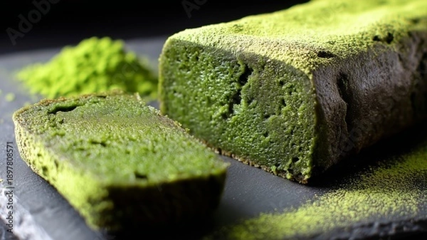 Obraz matcha gateau chocolate