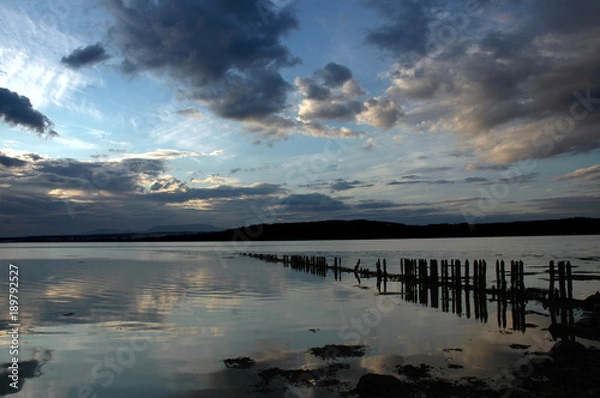 Obraz Groyne into a Loch