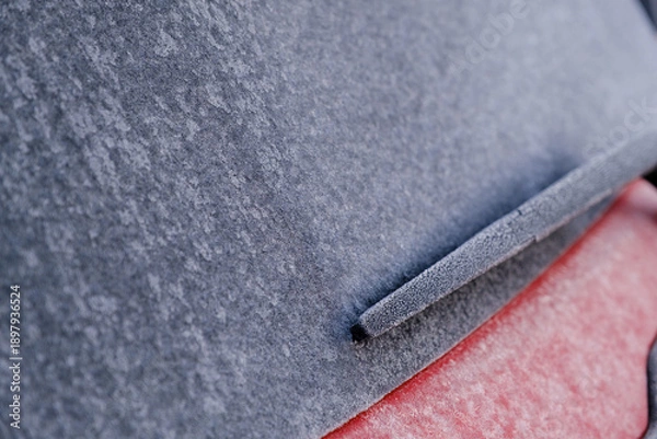 Obraz 凍り付いた車のボディ　寒冷地